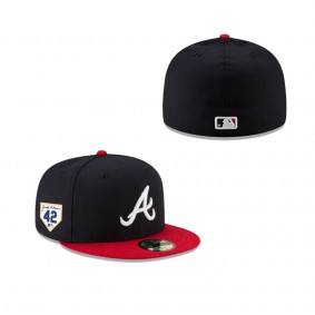 Men's Atlanta Braves Jackie Robinson Day 2024 59FIFTY Fitted Hat