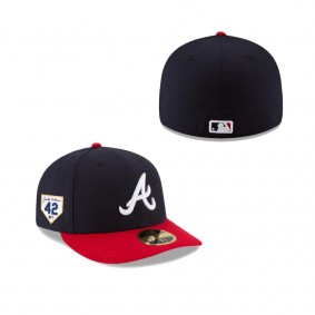 Men's Atlanta Braves Jackie Robinson Day 2024 Low Profile 59FIFTY Fitted Hat