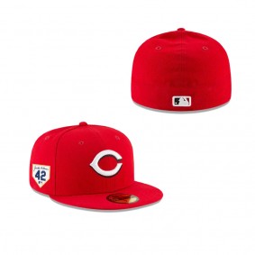 Men's Cincinnati Reds Jackie Robinson Day 2024 59FIFTY Fitted Hat