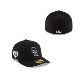 Men's Colorado Rockies Jackie Robinson Day 2024 Low Profile 59FIFTY Fitted Hat