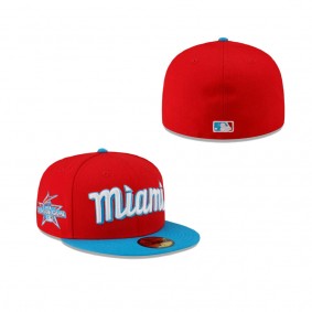 Men's Miami Marlins Team 59FIFTY Fitted Hat
