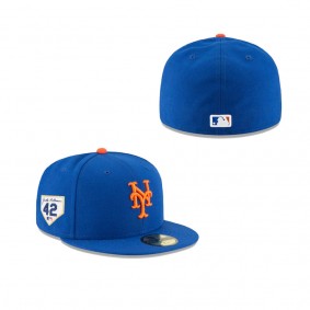 Men's New York Mets Jackie Robinson Day 2024 59FIFTY Fitted Hat