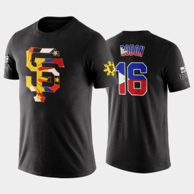 Giants 2022 Filipino Heritage Night Carlos Rodon Black T-Shirt