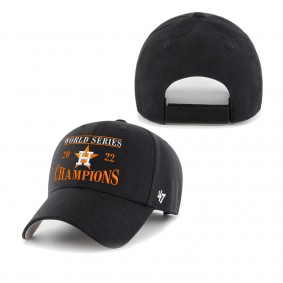 Men's Houston Astros Black 2022 World Series Champions MVP Adjustable Hat