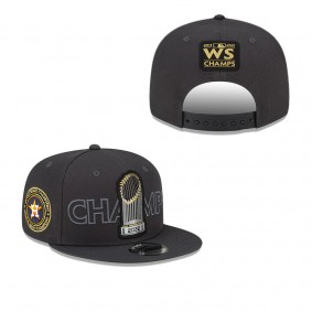 Men's Houston Astros Graphite 2022 World Series Champions Parade 9FIFTY Snapback Hat