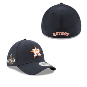Men's Houston Astros Navy 2022 World Series Champions Side Patch 39THIRTY Flex Hat