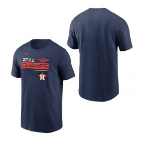 Men's Houston Astros Navy 2022 World Series Champions Celebration T-Shirt