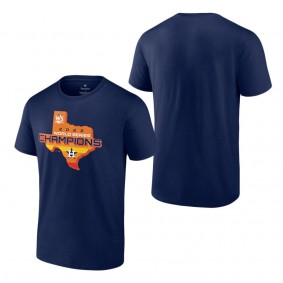 Men's Houston Astros Navy 2022 World Series Champions Stealing Home T-Shirt