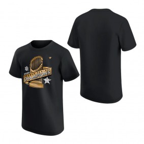 Youth Houston Astros Black 2022 World Series Champions Parade T-Shirt