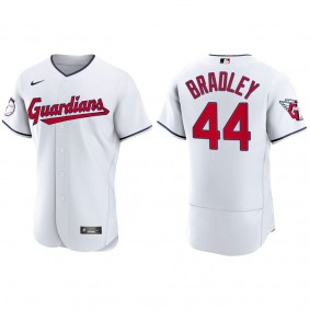Cleveland Guardians Bobby Bradley 2022 Authentic White Jersey