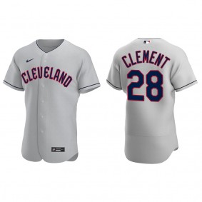 Cleveland Guardians Ernie Clement 2022 Authentic Gray Jersey