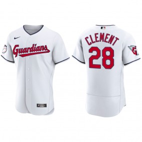 Cleveland Guardians Ernie Clement 2022 Authentic White Jersey