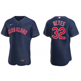 Cleveland Guardians Franmil Reyes 2022 Authentic Alternate Navy Jersey