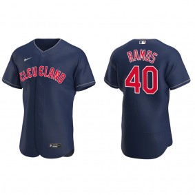 Cleveland Guardians Wilson Ramos 2022 Authentic Alternate Navy Jersey