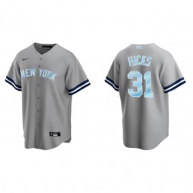Aaron Hicks New York Yankees Father's Day Gift Replica Jersey