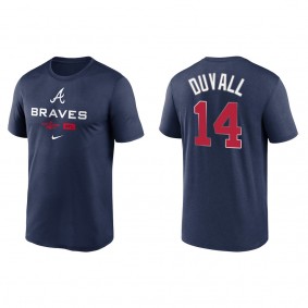 Adam Duvall Atlanta Braves Navy 2022 Postseason Authentic Collection Dugout T-Shirt