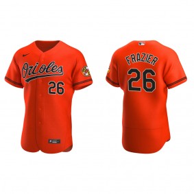 Adam Frazier Men's Baltimore Orioles Nike Orange Alternate Authentic Jersey
