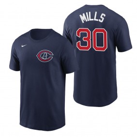 Cubs Alec Mills Navy 2022 Field of Dreams T-Shirt