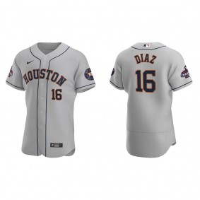Aledmys Diaz Houston Astros Gray 2022 World Series Champions Road Authentic Jersey