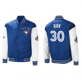 Alejandro Kirk Toronto Blue Jays Royal 2x World Series Champions Complete Game Full-Snap Jacket