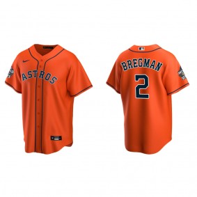 Alex Bregman Houston Astros Orange 2022 World Series Alternate Replica Jersey