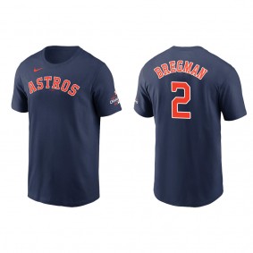 Alex Bregman Houston Astros Navy 2022 World Series Champions T-Shirt