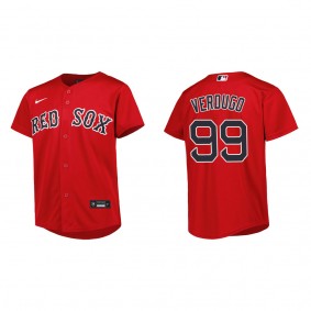 Alex Verdugo Youth Boston Red Sox Red Alternate Replica Jersey