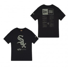 Alpha Industries X Chicago White Sox Black T-Shirt