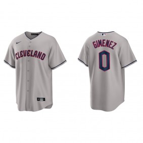 Andres Gimenez Cleveland Guardians Gray Road Replica Jersey