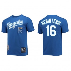 Andrew Benintendi Kansas City Royals Pro Standard Royal Taping T-Shirt