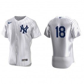 Men's New York Yankees Andrew Benintendi White Authentic Home Jersey
