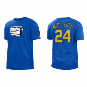 Andrew McCutchen Brewers Royal City Connect T-Shirt