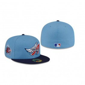 Los Angeles Angels Blue Just Caps Drop 5 59FIFTY Fitted Hat
