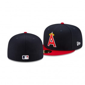 Los Angeles Angels Turn Back The Clock Navy 1970s 59FIFTY Fitted Hat