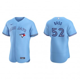 Blue Jays Anthony Bass Powder Blue Authentic Home Jersey