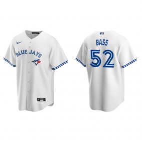 Blue Jays Anthony Bass White Replica Home Jersey