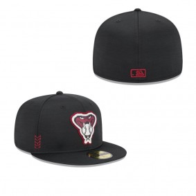Men's Arizona Diamondbacks Black 2024 Clubhouse 59FIFTY Fitted Hat