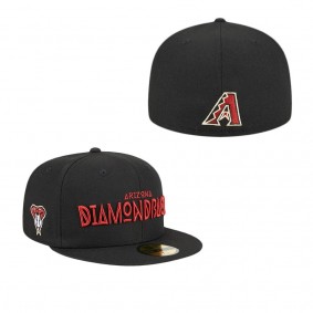Men's Arizona Diamondbacks Black Geo 59FIFTY Fitted Hat