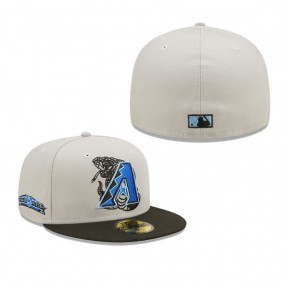 Men's Arizona Diamondbacks Gray Black Chase Field Undervisor 59FIFTY Fitted Hat