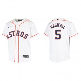 Youth Houston Astros Jeff Bagwell White Replica Home Jersey