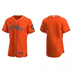 Men's Houston Astros Orange Authentic Alternate Jersey