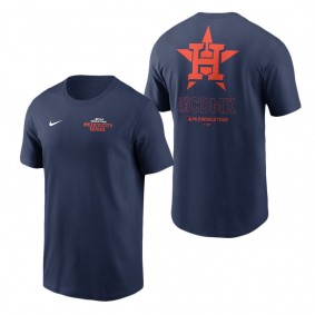Men's Houston Astros Navy 2024 MLB World Tour Mexico City Series T-Shirt