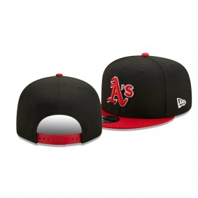 Oakland Athletics Color Pack Black Scarlet 2-Tone 9FIFTY Snapback Hat