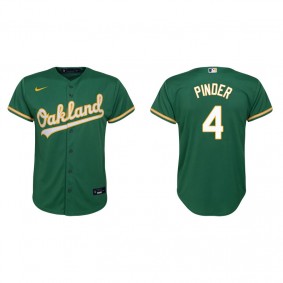 Youth Oakland Athletics Chad Pinder Kelly Green Replica Alternate Jersey