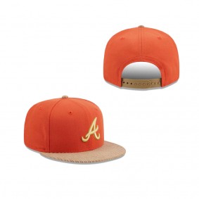 Atlanta Braves Autumn Wheat 9FIFTY Snapback Hat