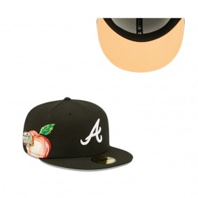 Atlanta Braves Black Fruit 59FIFTY Fitted Hat