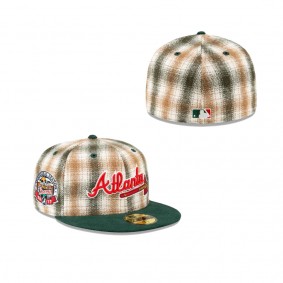 Just Caps Plaid Atlanta Braves 59Fifty Fitted Hat