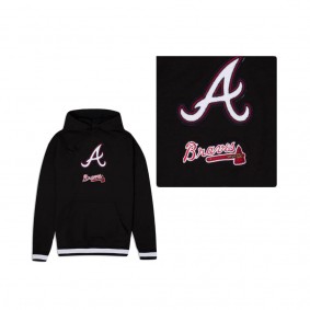 Atlanta Braves Logo Select Black Hoodie