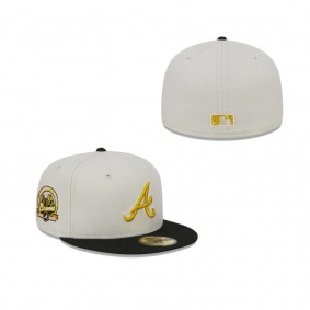 Atlanta Braves Two Tone Stone 59FIFTY Fitted Hat