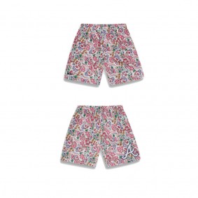 Atlanta Braves Watercolor Floral Shorts
